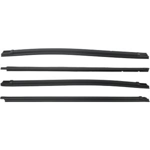 AUTOKAY Door Window Outer Weatherstrip Belt Molding Seal kit Front and Rear Compatible with Toyota Tacoma 2005-2016 Replace 6816104050 6816204050 6816304020 6816404020