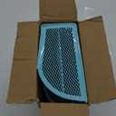 DALTACK Magnetic Pencil Holder - 3-Grid Mesh Shelf for Whiteboard, Refrigerator & Locker - Organizer for Home, School & Office, Blue