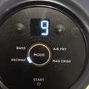 Ninja Crispi 4-in-1 Portable Glass Air Fryer Cooking System, 1500W, 4QT & 6-Cup TempWare Glass Containers with Storage Lids, Microwave, Freezer & Dishwasher Safe, Cyberspace Gray, FN101GY (Navy)