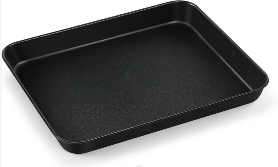 Toaster Oven Pan, 10.5 x 8 x 1 Inch Carbon Steel Non Stick