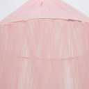 Kids Bed Canopy,Princess Hanging Mosquito Net for Baby Crib Nook Castle Nursery for Kid's Room Decor,Pink