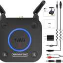 B06TX BIIuetuoth Signal Sende Transmlttier Audlo Aptx LL HD Dual Link Coaxial Optical 3.5mm Wirreless Adaptier for TV PC Headphone #