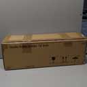 18'' Wall Mounted Kraft Paper Roll Dispenser & Cutter,Black Butcher Paper Dispenser, Farmhouse Decoration - Ideal Choice for Lists, Art Work, Calendars, White Paper Holder with Cut Bar