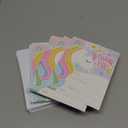 36 Pack Unicorn Fill In the Blank Thank You Cards with Envelopes, Kids Greeting Cards (5.5 x 4.2 In)