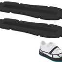 IMPRESA 2 Pack Shoe Inserts - Small, Black Adjustable 1/4-inch Height Shoe Lift - Heel Lift Support for Uneven Legs - Compatible with EVENup Balancer for Walking Boot