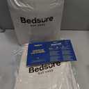 Bedsure Beige Oversized Queen Comforter Set - 4 Pieces Pinch Pleat Bed Set, Down Alternative Bedding Sets for All Season, 1 Comforter, 2 Pillowcases, 1 Decorative Pillow