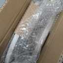 Round Side Table, Small Drink Table for Small Spaces, Modern Accent End Table Nightstand with Solid Wood Leg for Living Room, Bedroom, Corners, and Office (White)