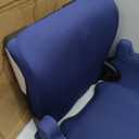 Diono Airi Lightweight High Back Booster Seat, Foldable Travel Friendly, Slim 3-Across Fit, 40100 lbs/4357 in, Frontal Impact Protection, Blue