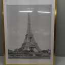 upsimples 18x24 Picture Frame Set of 5, Display Pictures 16x20 with Mat or 18 x 24 Without, Wall Gallery Poster Frames, Gold
