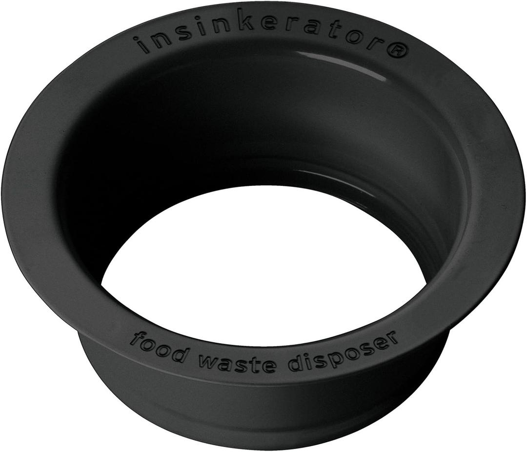 INSINKERATOR Kitchen Sink Flange for INSINKERATOR Garbage Disposal, FLG-MTBLK, Matte Black