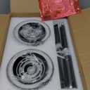 2 Pack Pendant Lights Kitchen Island, 6" Matte Black Pendant Light Fixtures Over Island with Clear Glass Shade, Modern Kitchen Island Lighting for Dining Room Entryway, PL124-MB-G-2PK