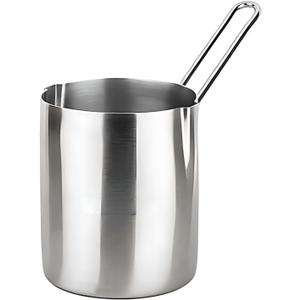 Turkish Coffee Pot Stainless Steel Cezve  16.9 fl oz Small Milk Warmer & Coffee Boiler for Stove  Dual Spout Briki for Turkish, Greek & Arabic Coffee  Not for Induction