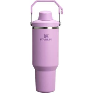 Stanley IceFlow 2.0 Fast Flow Tumbler with Handle 40 oz | Twist On Angled Spout Lid | Leakproof Water Bottle | Insulated Stainless Steel | BPA-Free | Lilac