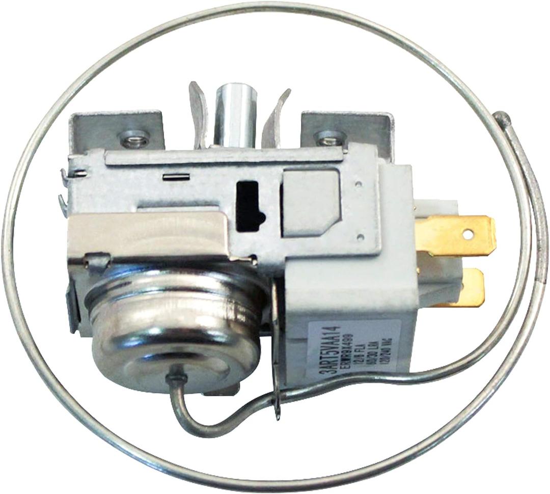 BlueStars Ultra Durable WR9X499 Refrigerator Temperature Control Thermostat Replacement  Compatible with G.E & Hotpoint Refrigerators - Replaces AP2061705, WR09X0499