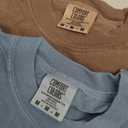 Comfort Colors Men's T-shirts Medium Blue & Brown, 2 Pack