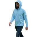 2-in-1 Cooling Mosquito Jacket with Hood for Men & Women - UPF 50+ Sun Protection with Adjustable Face Mesh, Long Sleeve Mesh Net Bug Hoodie, Lightweight & Breathable for Hiking, Camping, Fishing, Large