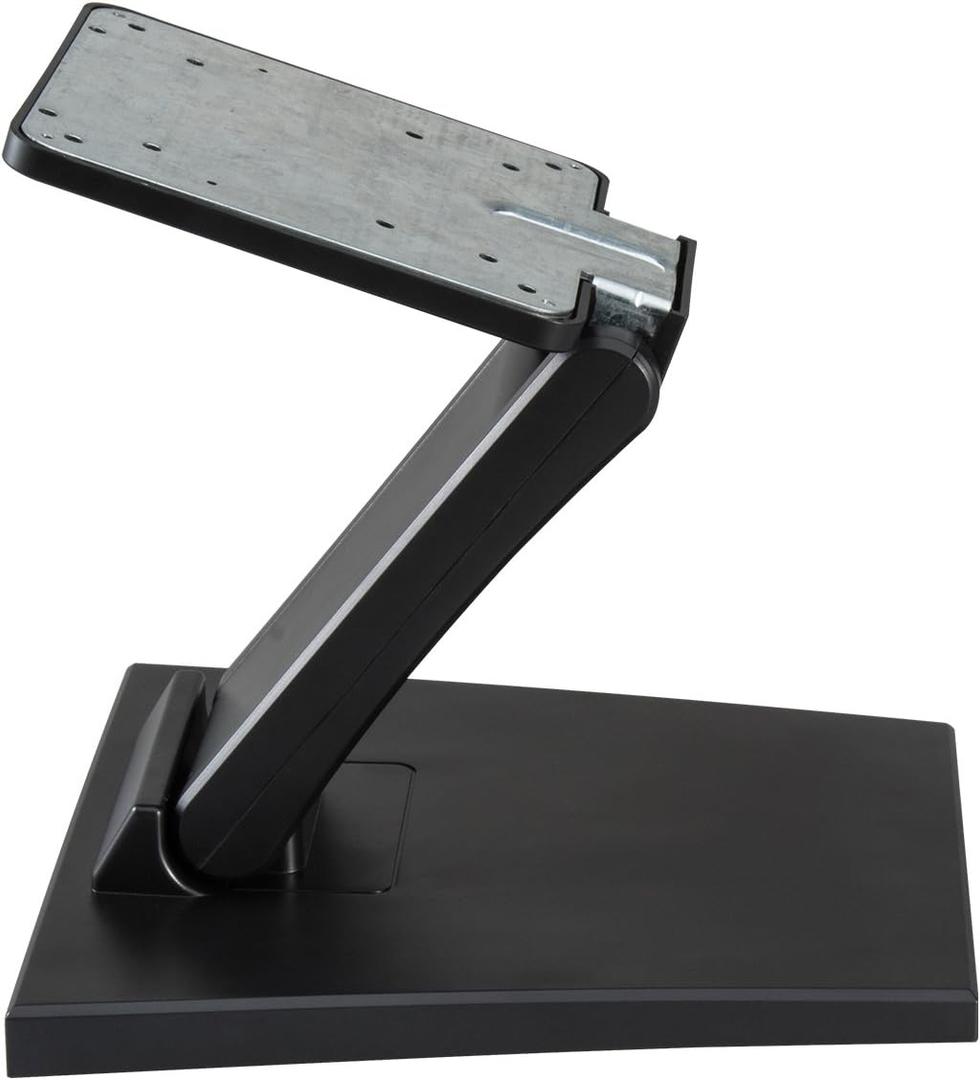 WS-03A Adjustable LCD TV Stand Folding Metal Monitor Desk Stand With VESA Hole 75x75mm & 100x100mm (Black)