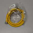 Puxyblue [2025 New] 72" Flexible Gas Line Kit for Dryer Stove Range Water Heater - 1/2" OD(3/8" ID) Flexible Stainless Steel Gas Dryer Kit Come with 1/2" MIP & 1/2" FIP Additional Raw Belt