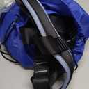 Climbing Seat Belt, Caving, Rock Climbing and Rappelling Equipment, Body Guard Protect, Rappelling Rescuing Equip (Black & Dark Blue-01)