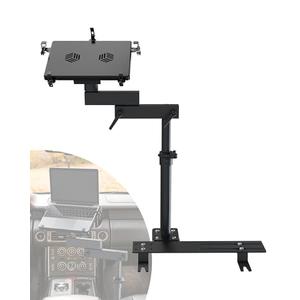 SPIRRELAB Car Laptop Mount for Vehicle, Trucks, Vans, Adjustable Aluminum No-Drill Laptop Car Holder