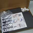 4FT Marquee Light Up Numbers, Black Giant Marquee Number 5, Pre-Cut Foam Board Set Can Be Used for Birthdays,Weddings,Party Anniversaries
