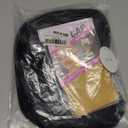 Lihui Black Wigs With Bangs Short Wavy Wig for Women 14 Inch Black Curly Shoulder Length Bob Wigs Synthetic fiber Hair for Daily Party Use