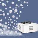 Fog Bubble Machine, 2 in 1 Smoke Bubble Maker, 400W No-Spill Smoke Bubble Blower, Make Colorful Bubbles | White Fog Bubbles for Indoor Outdoor Birthday Halloween Party