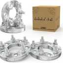 Customadeonly 4 Pieces 1" 25mm Conversion Wheel Adapters 5x130 Hub to 5x112 (Change Bolt Pattern) 12x1.5 Thread Pitch Center Bore 82.5mm with Open End Lug Nuts