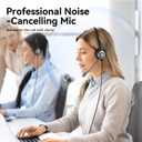 Wantek Headset with Mic, USB Headset with Microphone for PC, Computer Headset with Noise Canceling Microphone with Mute for Home Office Online Skype Zoom Meetings