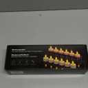 SoulBay Flameless Candles with Remote Control Timer & Charging Base, 12pcs USB Rechargeable Battery LED Tea Lights Candles Small Votive for Lantern Pool Mantle Weddings Emergency Christmas Decorative