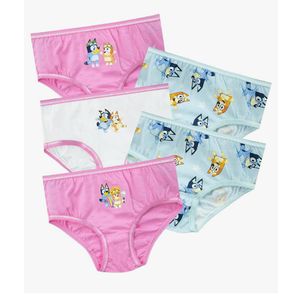 Bluey Girls Underwear 5 Pack, Size 7