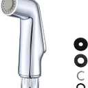 Kitchen Sink Sprayer Replacement Head, Side Spray Attachment for Faucet, Pull Out Spray Nozzle Head, Easy Install, Chrome
