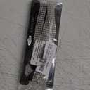 KAOYOO 4 Rows 1 Yard 4MM Crystal Rhinestone Chain Trim for Sewing Craft,DIY Decoration (Silver)