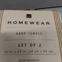 HOMEWEAR Hand Towels Set Of 2 (2 Pack)