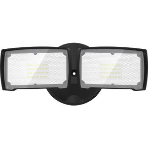 LEPOWER 3000LM Flood Lights Outdoor, 28W 5500K LED Security Light Switch Controlled, IP66 Waterproof Outdoor Lights, Wall Mount Exterior Flood Light with 2 Adjustable Heads Floodlights Outside