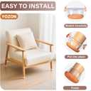 Chair Leg Floor Protectors Round Chair Leg Protectors for Hardwood Floors Silicone Caps Felt Furniture Pads Covers Anti-Scratch Reduce Noise 16 Pack Clear Round X-Large Fit 1-5/8" to 2" (40-50mm)