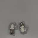 E17 LED Bulb Microwave Oven Appliance Light Bulb Super Power Saving Multiple Purpose Under Hood Over Stove Lights-3W(Equal to 40W Incandescent),380LM,6000K Daylight White-2 Packs