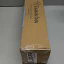 KAMANINA Bronze Curtain Rods for Windows 72 to 144 Inches (6-12ft), 1 Inch Long Curtain Rod 32 to 144, Heavy Duty Decorative Single Drapery Rods, Twisted Cage End