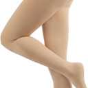 Compression Pantyhose Stockings for Women Men, 20-30 mmHg Medical Graduated Support Opaque Closed Toe Hose Tights, XXL