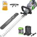 26-Inch Hedge Trimmers Cordless with Battery 60V Electric Bush Trimmer 2.5Ah Battery Power Heavy Duty Hedge Trimmer Brushless|Dual Action Steel Blades|1" Cutting Capacity for Shaping Hedges Shrubs