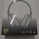 Wentronic Y01 Wireless Noise Canceling Headphones Bluetooth 5.3 Over Ear Headphones with Microphone, Hi-Res Audio, 48H Playtime, Foldable Comfortable Earpads,Compatible with iOS,Android,PC, Silver