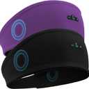 Sleep Headphones Bluetooth Headband for Side Sleeper, 17H Playtime, Wireless Headband Headphones with HD Stereo Speakers for Workout,Running,Yoga, Ideal Gifts for Men, Women, Teens, Black + Purple