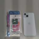 15 Back Glass Replacement with Plate & Flex Cable and All Parts for iPhone 15 Back Cover Glass (Blue, 6.1 Inches) + Waterproof Tape + Repair Tools (Blue)