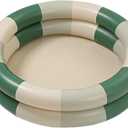 Inflatable Pool, Cute Water Play Inflatable Pool, Kiddie Pool, Thickened Folding Round Blow Up Pool for Family Summer Indoor Outdoor Swimming and Water Play