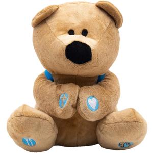 BibleToys Prayer Bear 10' Plush Stuffed Animal with Prayer Book and Backpack