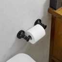 RUMOSE Toilet Paper Roll Holder Bathroom Flexible Pivoting Tissue Handle on Wall Mounted Oil Rubbed Bronze Rustproof Toilet Tissue Roll Holder,Stainless Steel