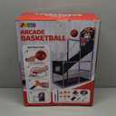 JOYIN Arcade Basketball Game Set with 4 Balls and Hoop for Kids 3 to 12 Years Old Indoor Outdoor Sport Play - Easy Set Up - Air Pump Included - Ideal for Competition