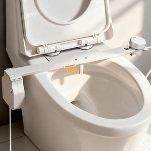 Bidet Toilet Seat Attachment with Warm Air Dryer