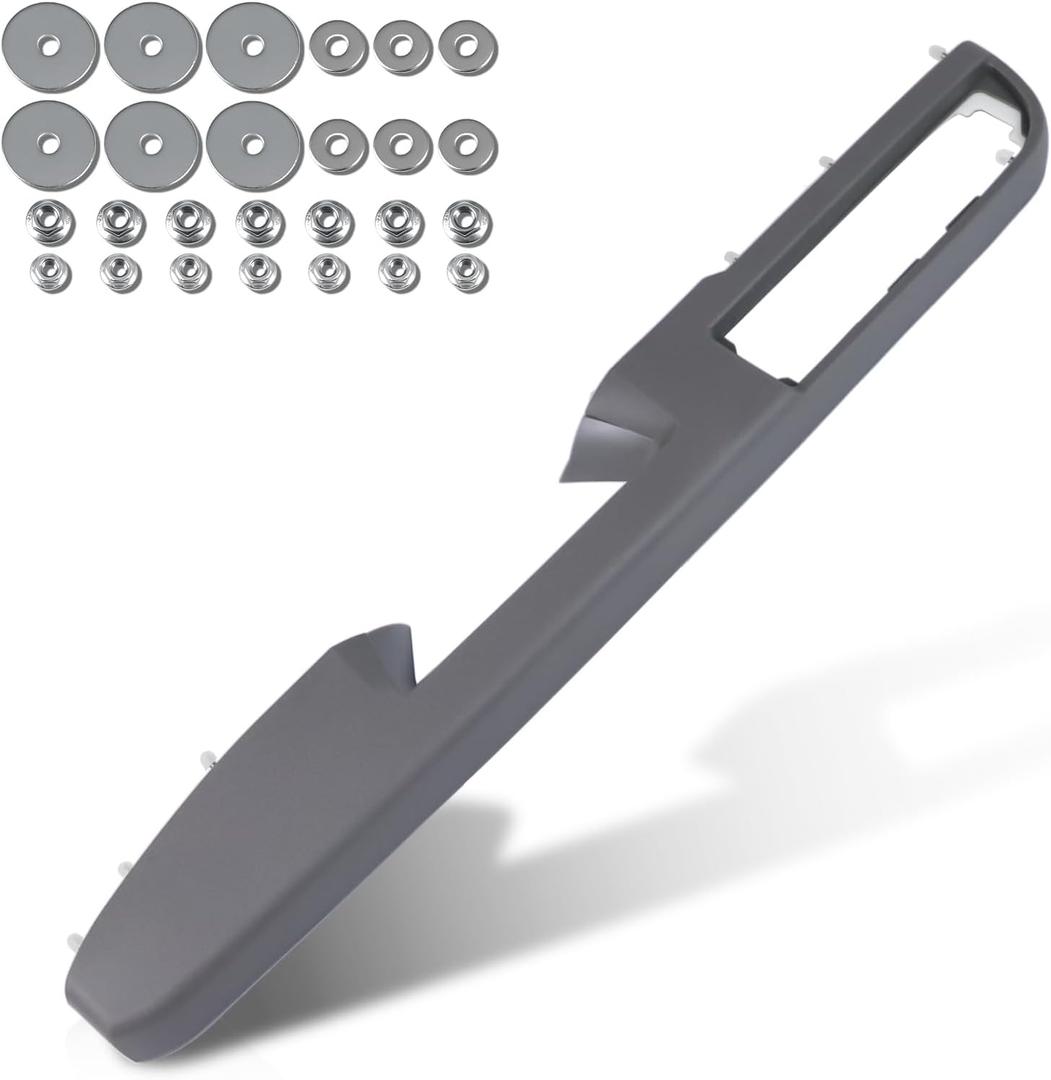 926-740 Front Driver Side Door Armrest Handle Compatible with 2010-2014 Chevy Avalanche Silverado Suburban Tahoe & GMC Sierra Yukon, Front Left Side Door Arm Rest with Door Release Handle, Gray, New