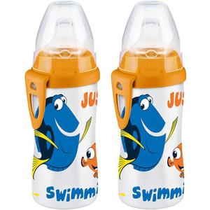 NUK Finding Dory Active Cup 10oz, 2 Count (Pack of 1)  BPA Free, Spill Proof Sippy Cup